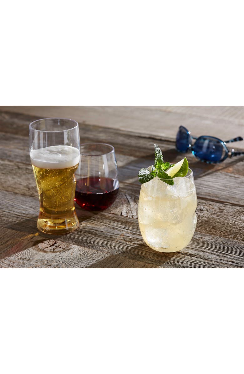 Govino Set of 4 Stemless Shatterproof Red Wine Glasses, Alternate, color,