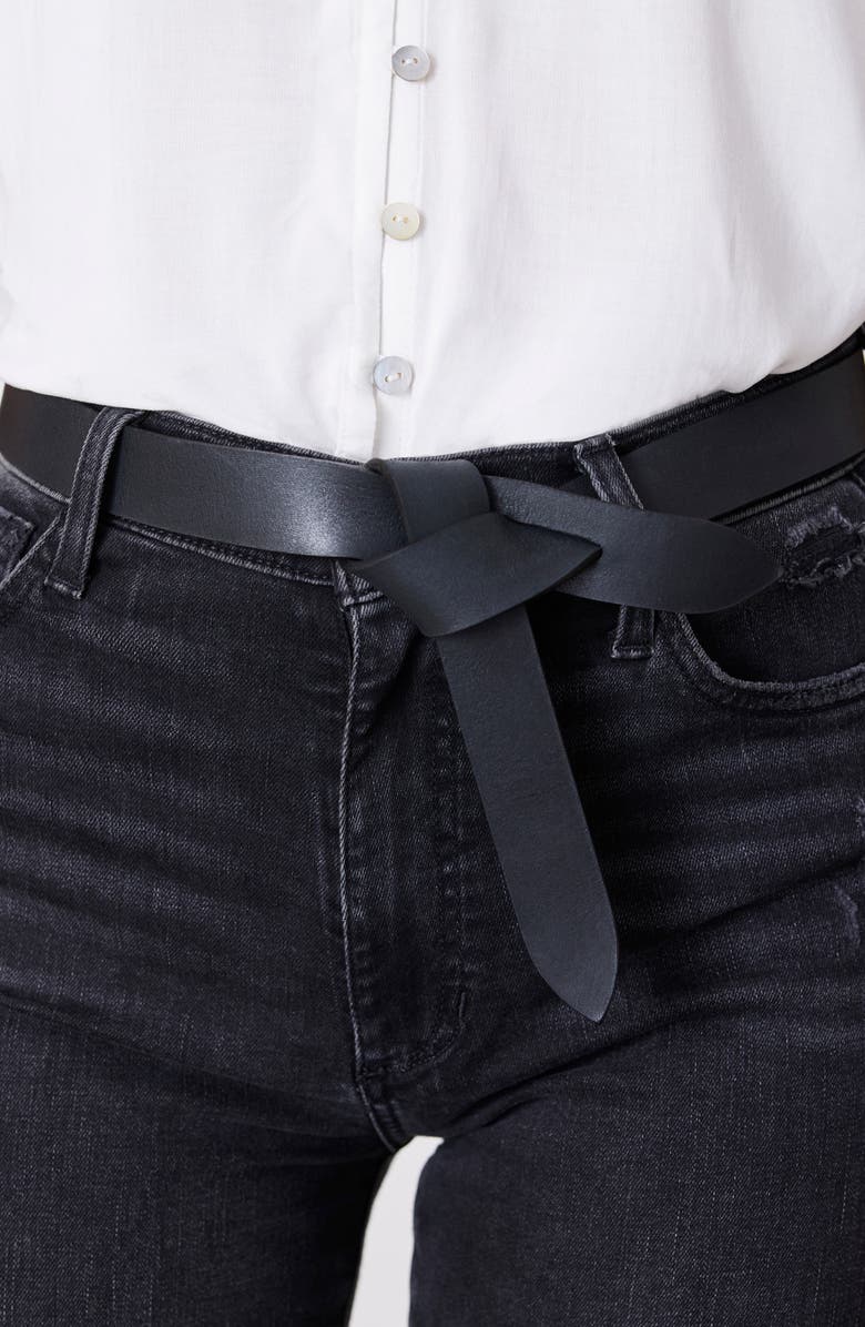 Paneros Clothing Fiona Leather Wrap Belt, Alternate, color, 