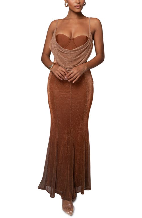 JLUXLABEL JLUXLABEL SHIMMERY NIGHTS MAXI COCKTAIL DRESS