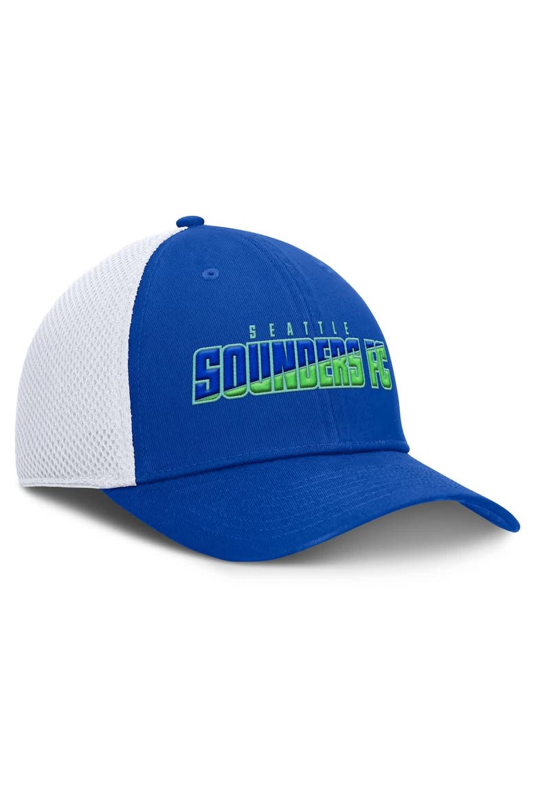 Men's Fanatics Blue Seattle Sounders FC Rocket Flex Hat, Alternate, color, Blue