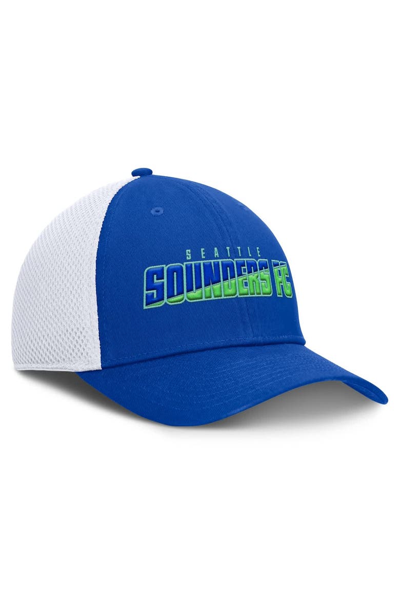FANATICS Men's Fanatics Blue Seattle Sounders FC Rocket Flex Hat, Alternate, color, Blue