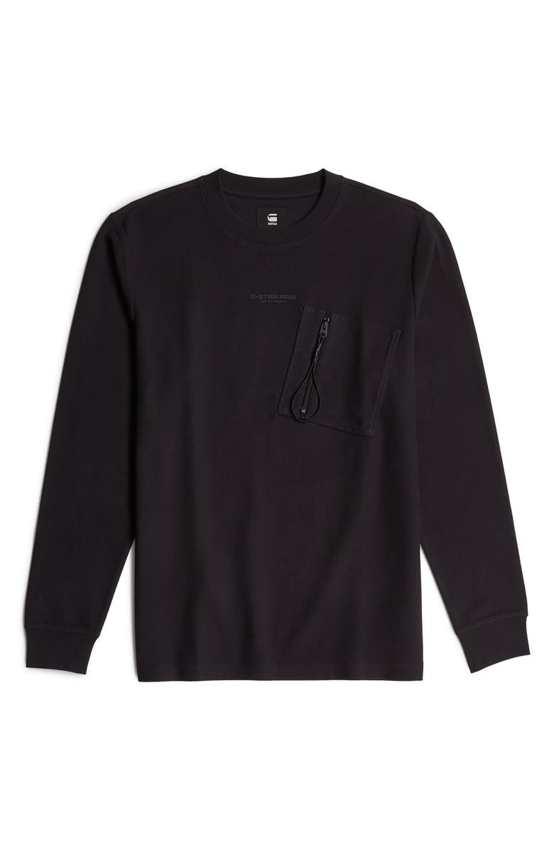 G-STAR Tweeter Long Sleeve Organic Cotton Pocket T-Shirt, Alternate, color,