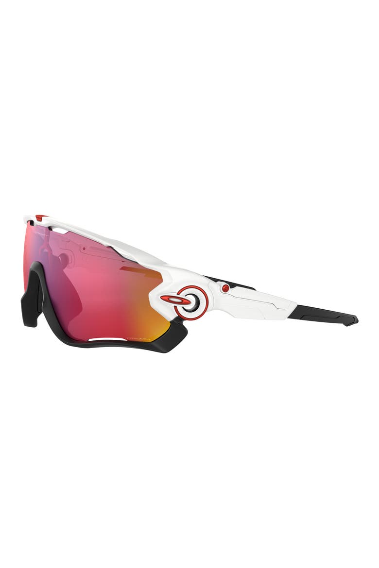 Jawbreaker™ 31mm Prizm™ Shield Sunglasses, Alternate, color, WHITE