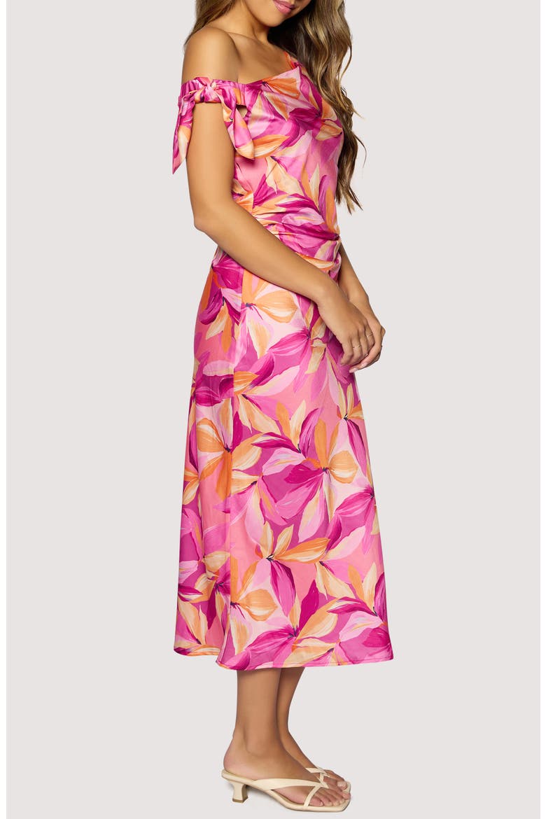 Seville Blossom Maxi Dress, Alternate, color, PINK-ORANGE-FLORAL