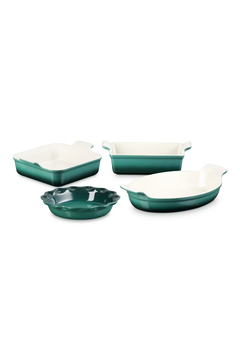 Heritage 4-Piece Bakeware Set, Main, color, ARTICHAUT