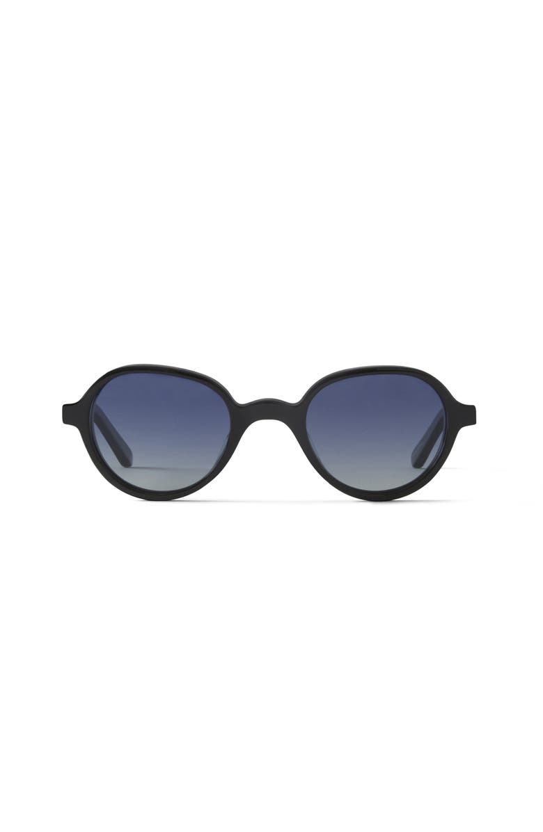 French Kiwis Eyewear Gaby Sunglasses, Main, color, Black