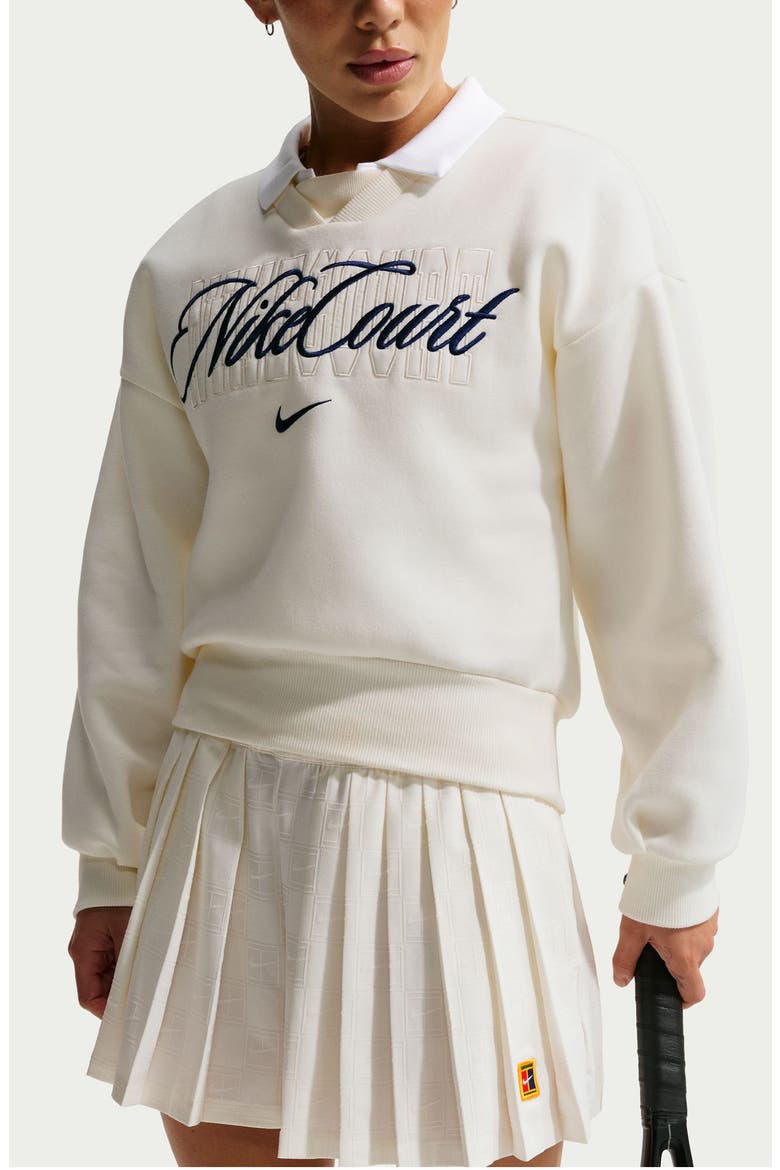 NikeCourt Dri-FIT High-Waisted Tennis Shorts, Alternate, color, SAIL