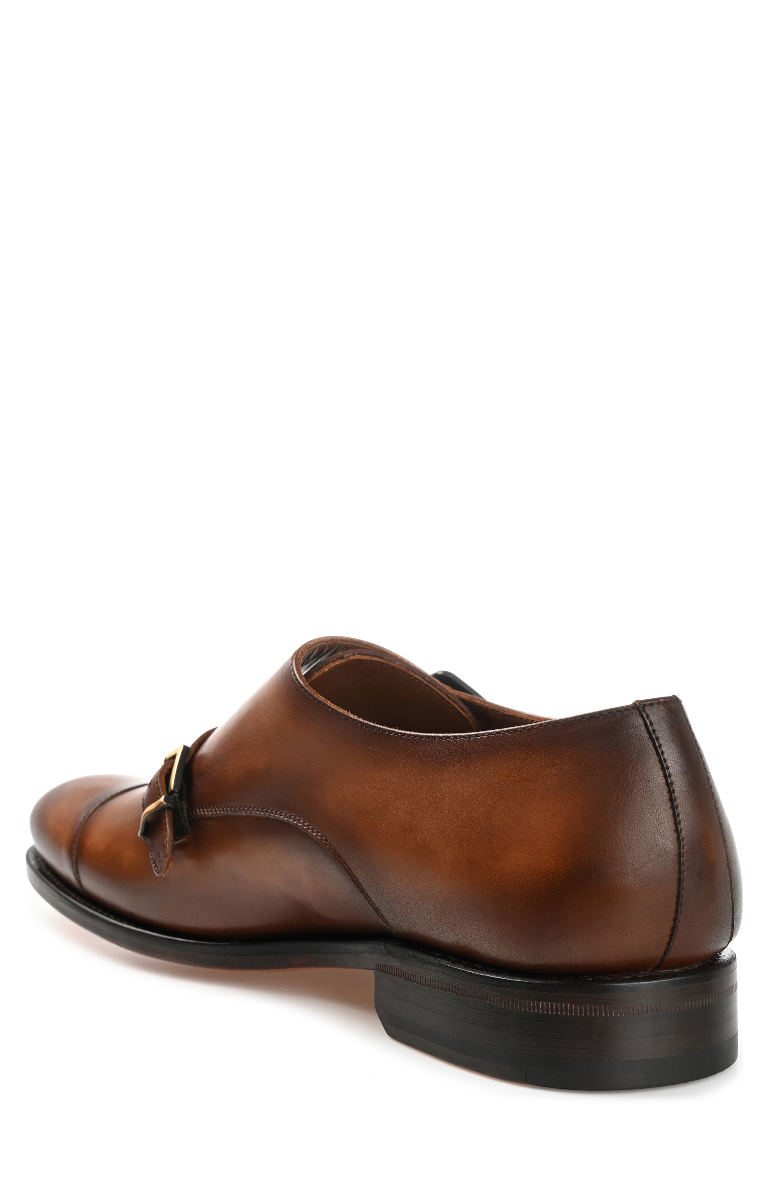 TAFT Prince Double Monk Strap Shoe, Alternate, color, 