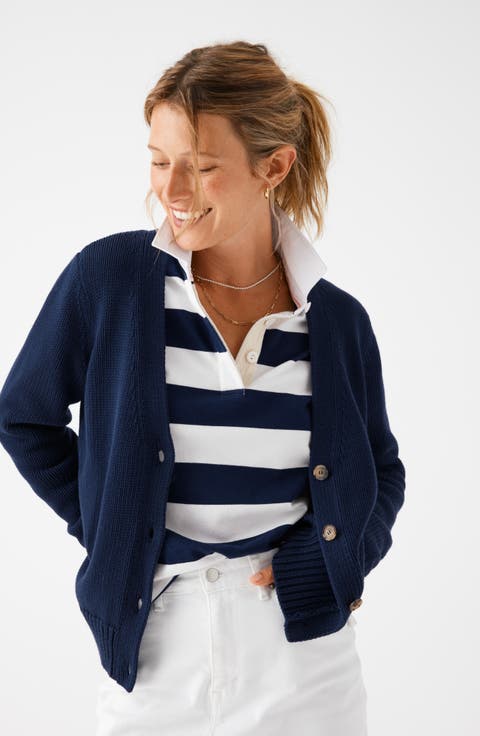 Heritage Stripe Organic Cotton Rugby Shirt