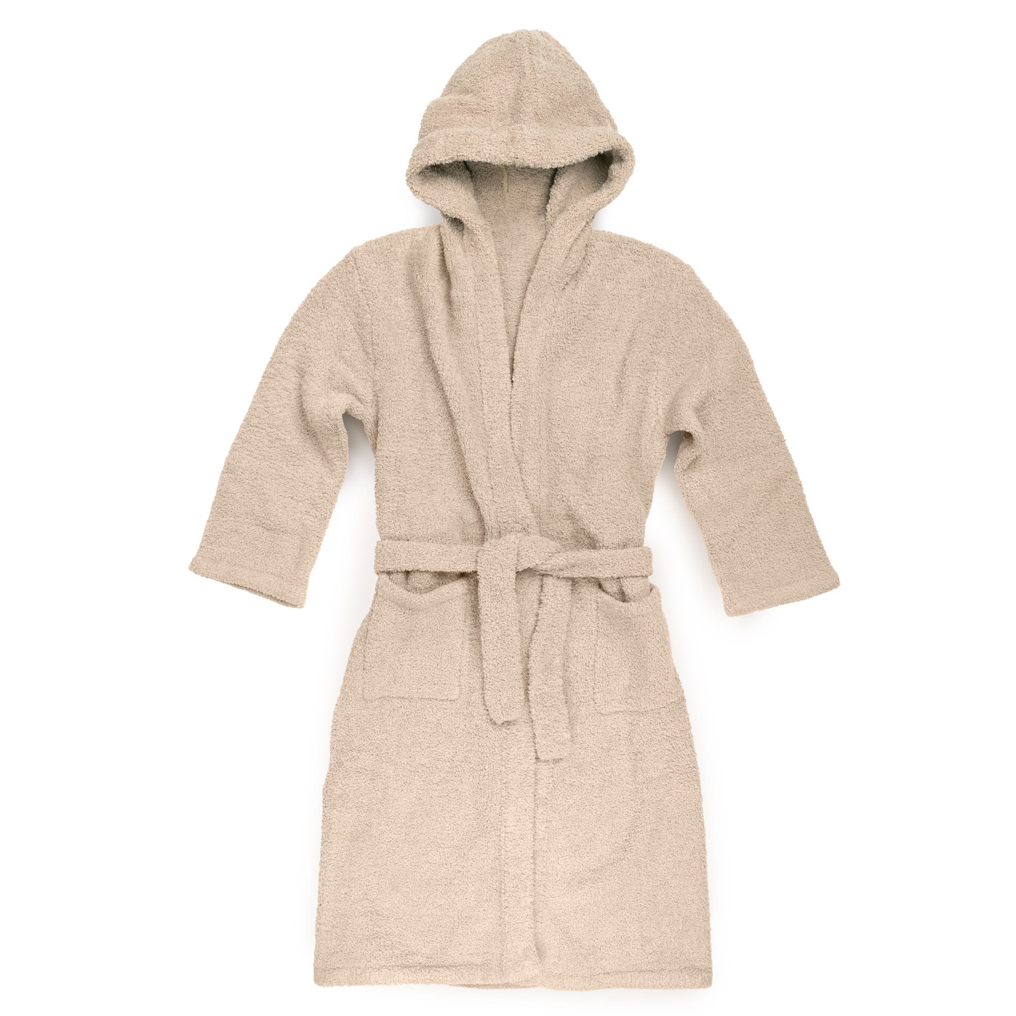 Kashwére Adult Robes - Signature Hooded - Chenilla Classic in Wheat 