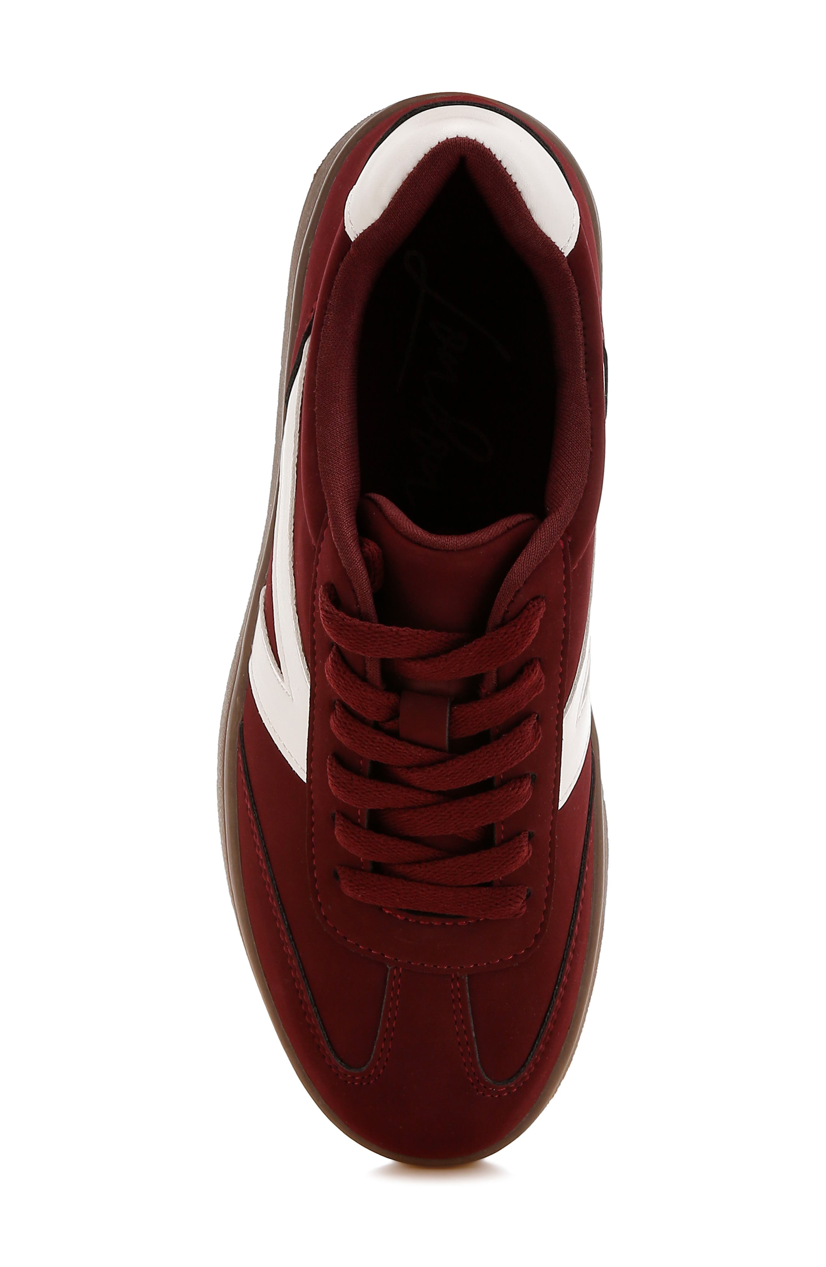 Zoomer Colorblock Sneaker, Alternate, color, BURGUNDY