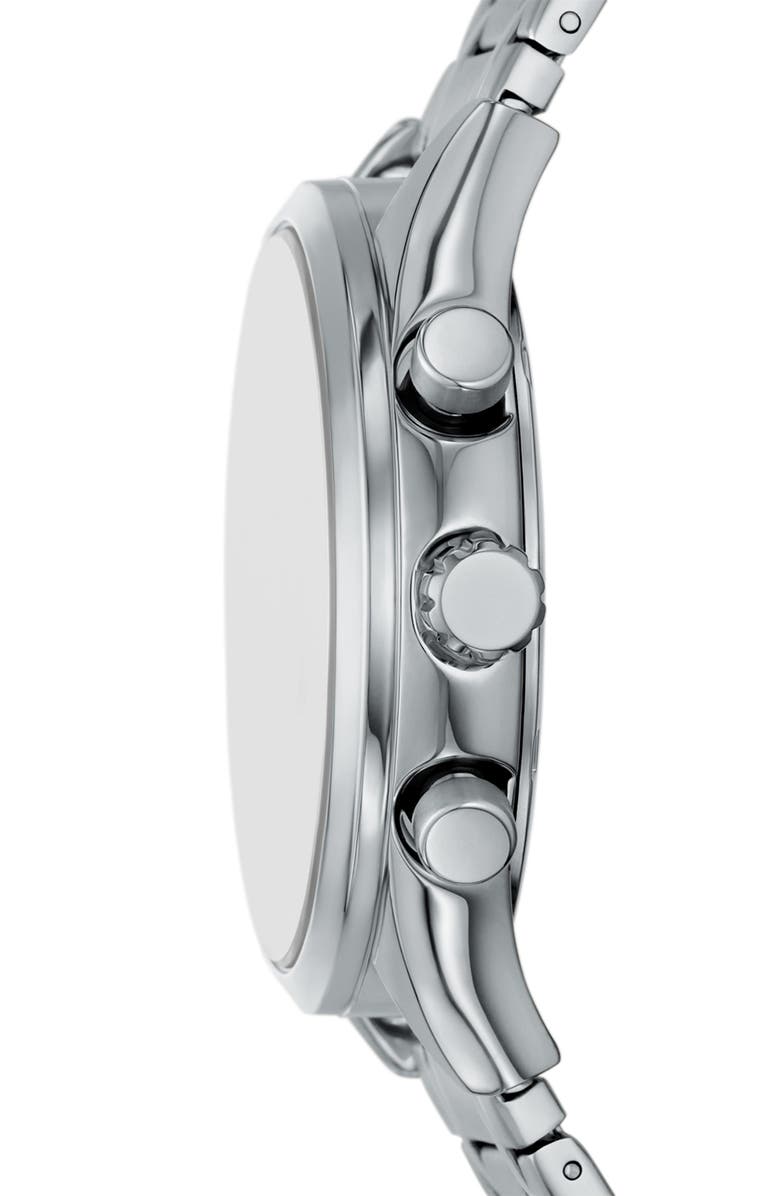 Fossil Fenmore Multifunction Bracelet Watch, 44mm, Alternate, color, Silver