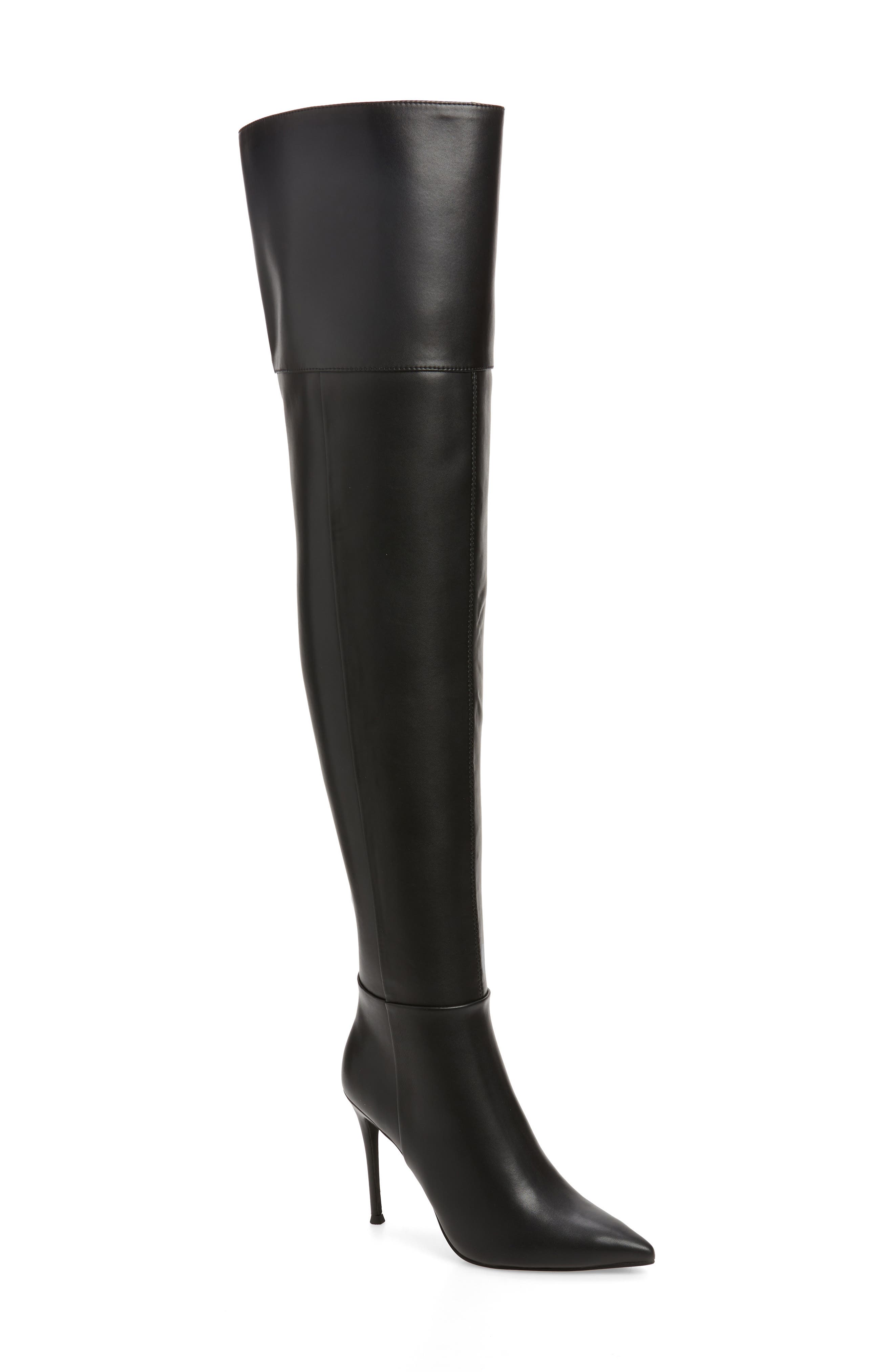 Jeffrey Campbell Pillar Pointed Toe Over the Knee Boot, Main, color, 
