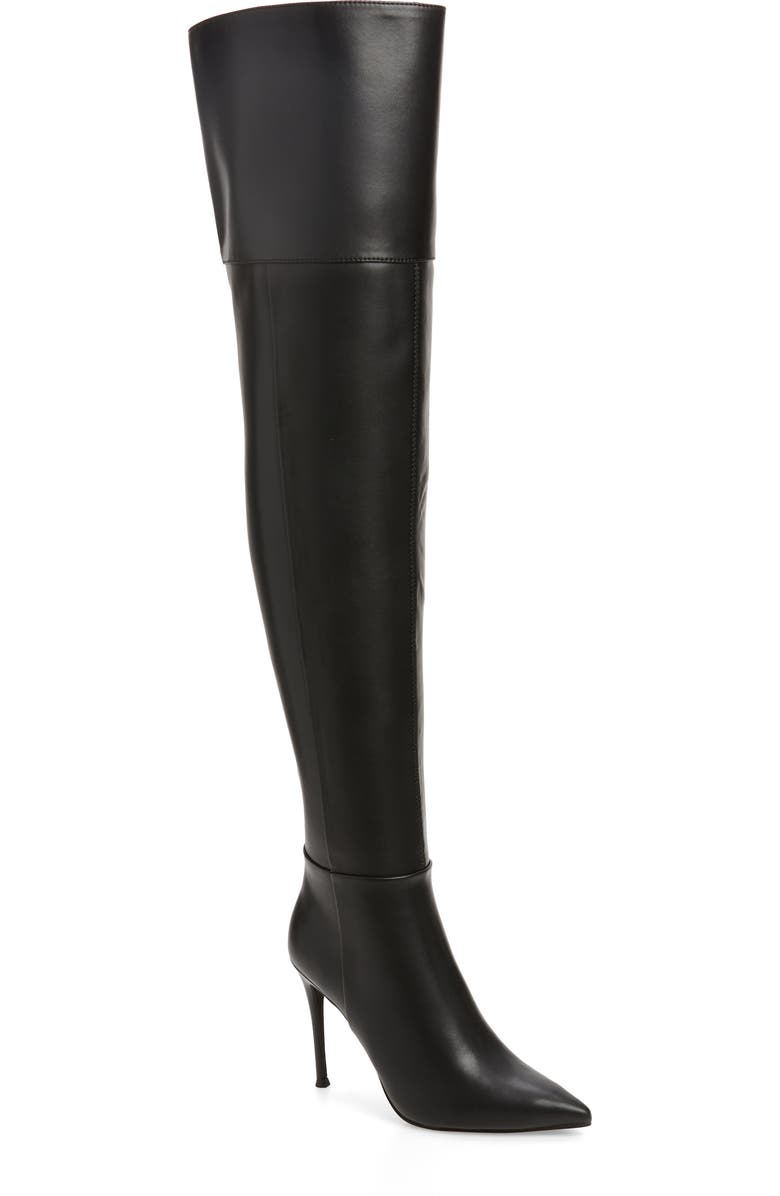 Jeffrey Campbell Pillar Pointed Toe Over the Knee Boot, Main, color,