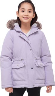 Rokka&Rolla Kids' Cozy Fleece-Lined Parka