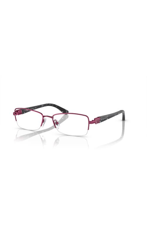 Vogue Eyewear 51mm Rectangle Optical Glasses In Red
