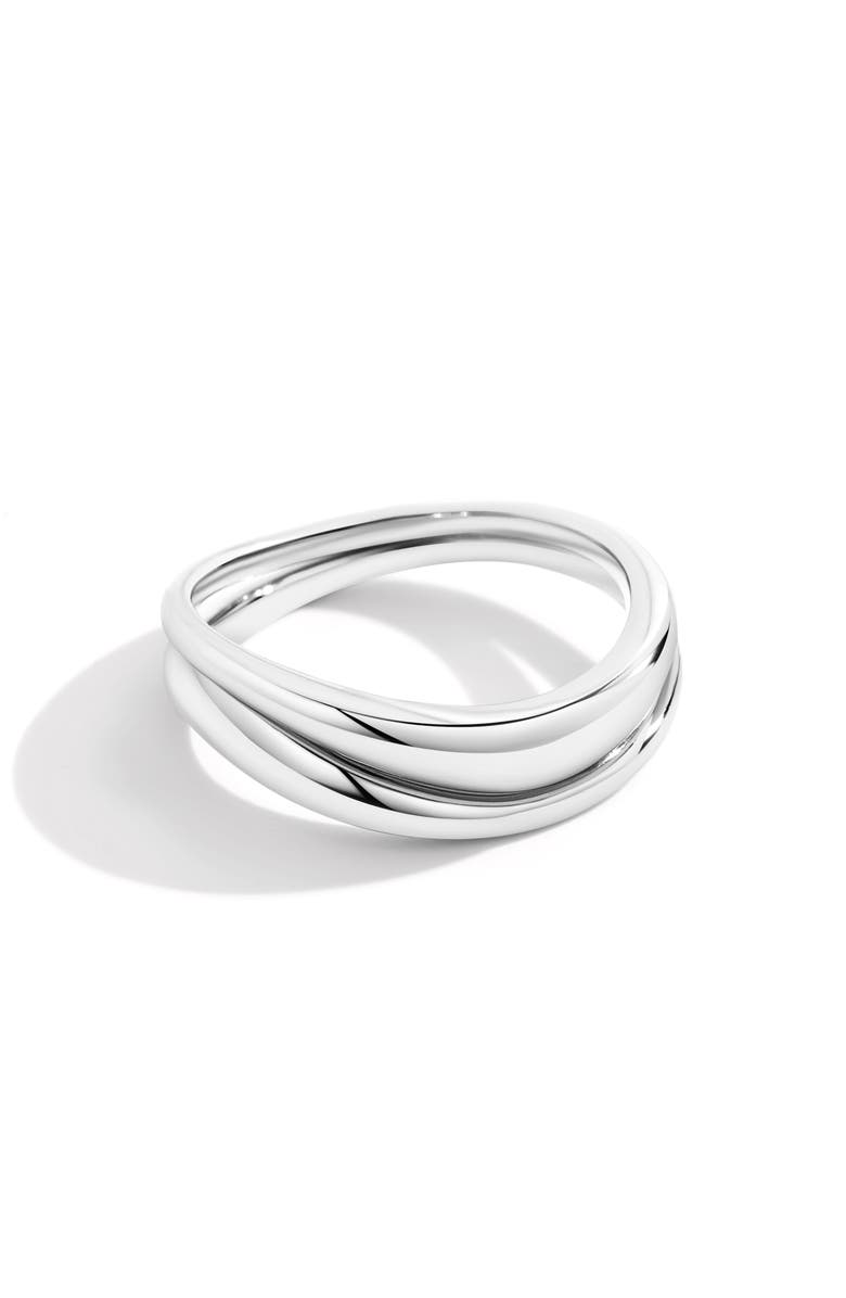 Mint & Lily Organic Stacking Ring Set, Main, color, 925 Sterling Silver