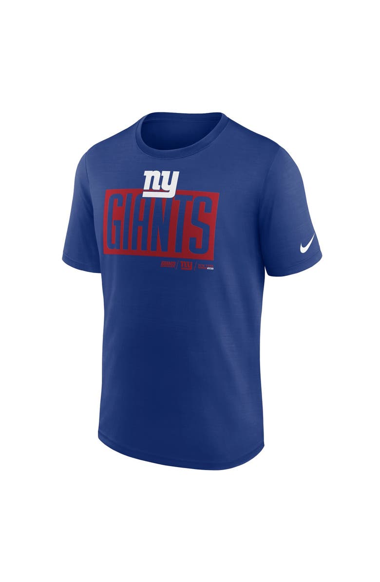 Nike Men's Nike Royal New York Giants Exceed Performance T-Shirt, Alternate, color,