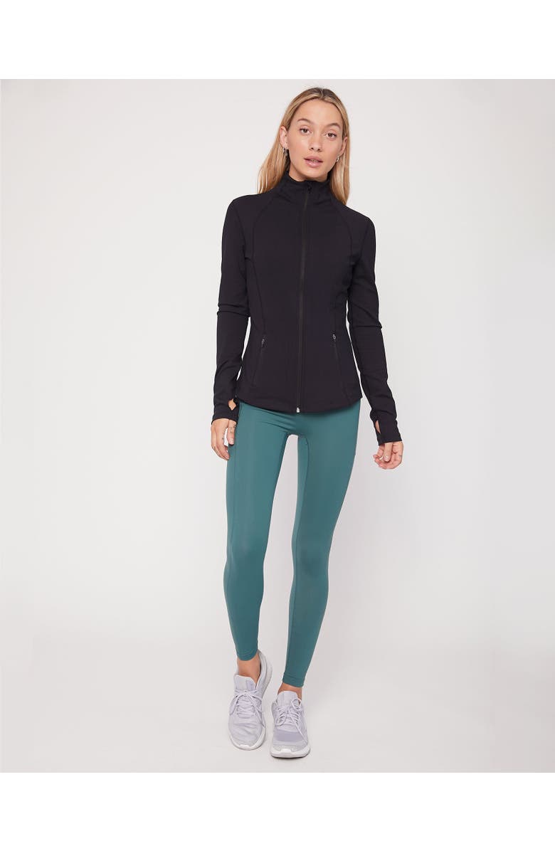 Rebody Active Gen XYZ Zip Up Cloudlux Track Jacket, Alternate, color, Metropolis Black
