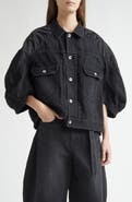 Sacai Denim & Nylon Mixed Media Jacket