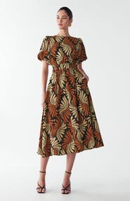 WILLA Pen Midi Dress