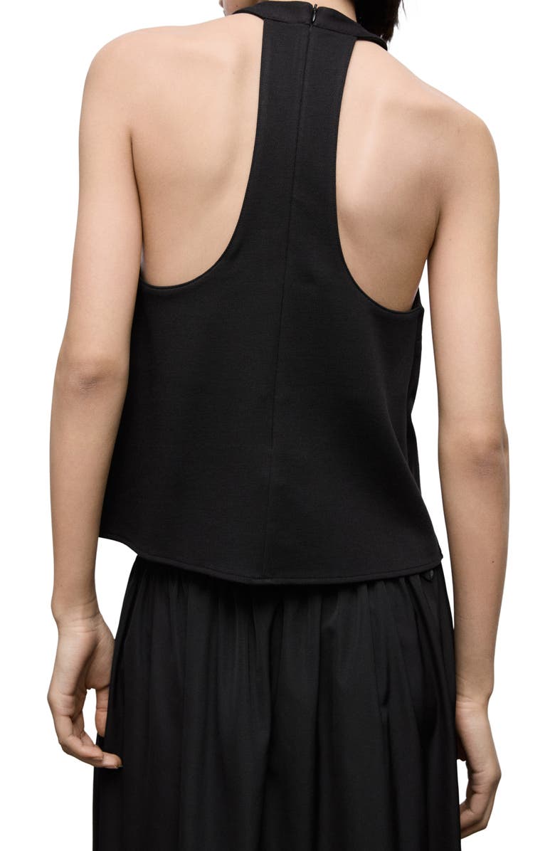 MANGO Racerback Top, Alternate, color, Black