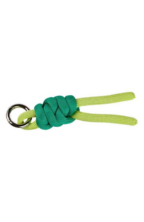 Verloop Colorblock Knot Key Chain In Green
