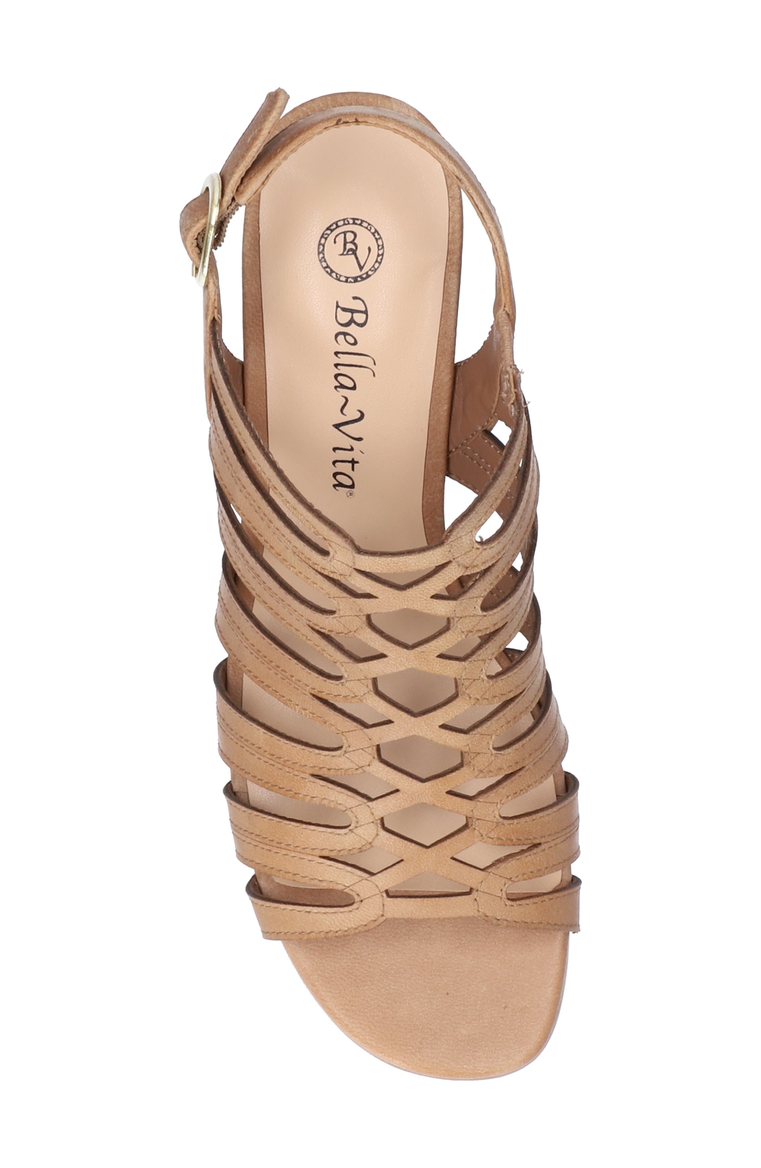 Taresa Strappy Sandal, Alternate, color, SADDLE LEATHER