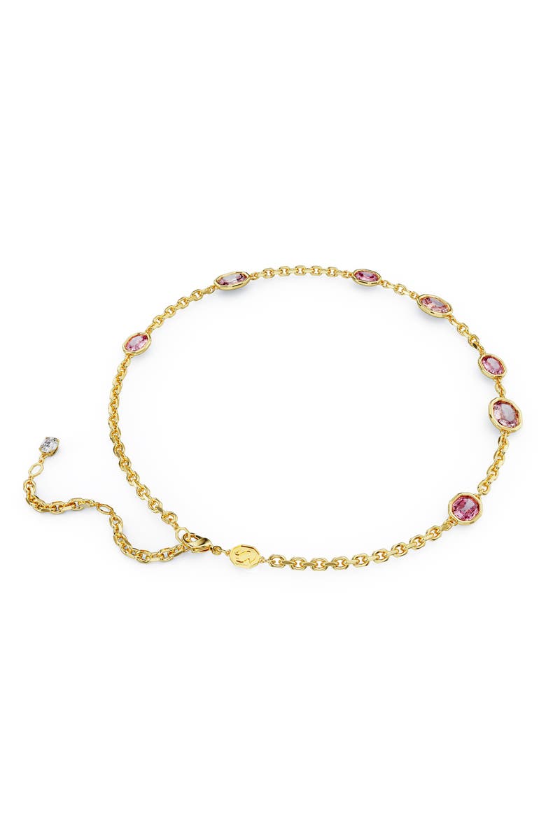 Swarovski Imber Crystal Station Necklace, Alternate, color, Pink
