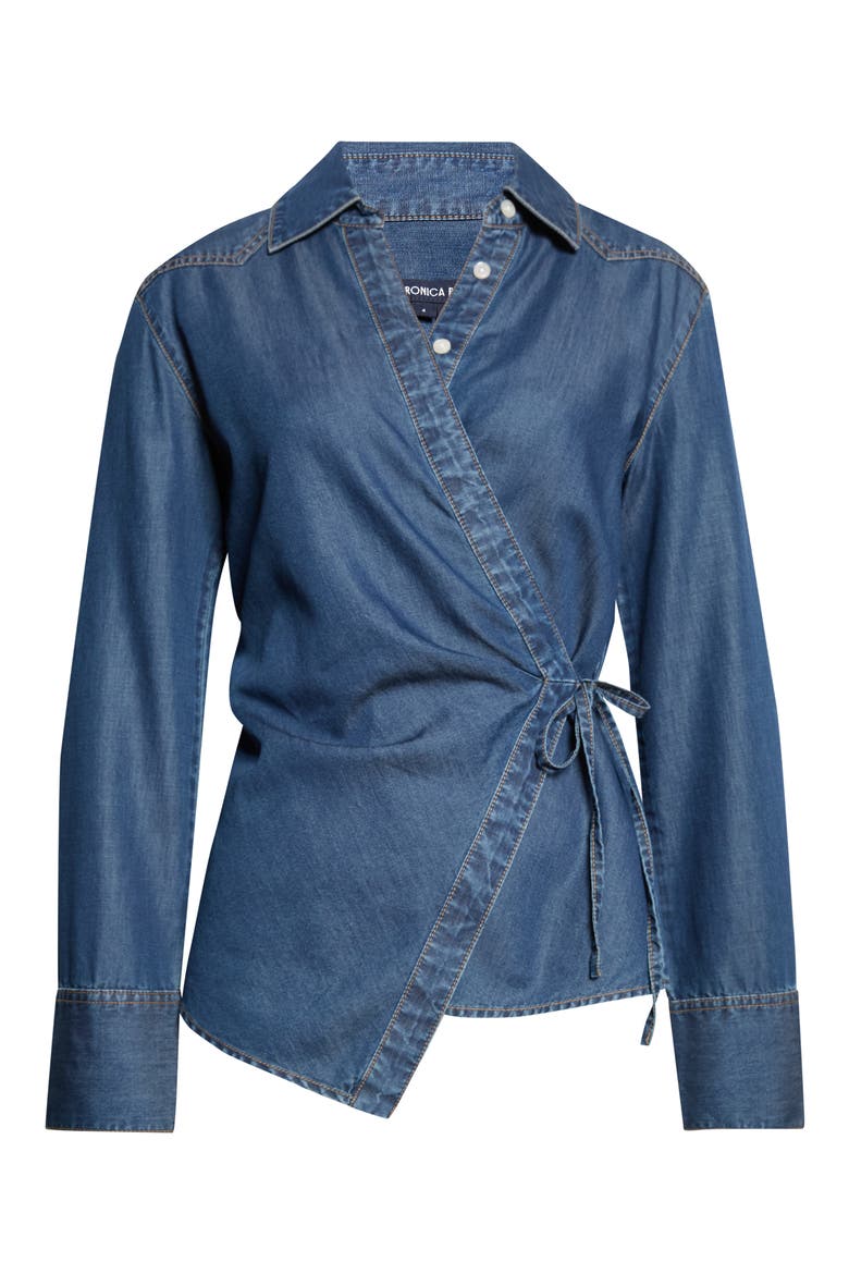 Perezzi Wrap Shirt, Alternate, color, HEART BREAKER