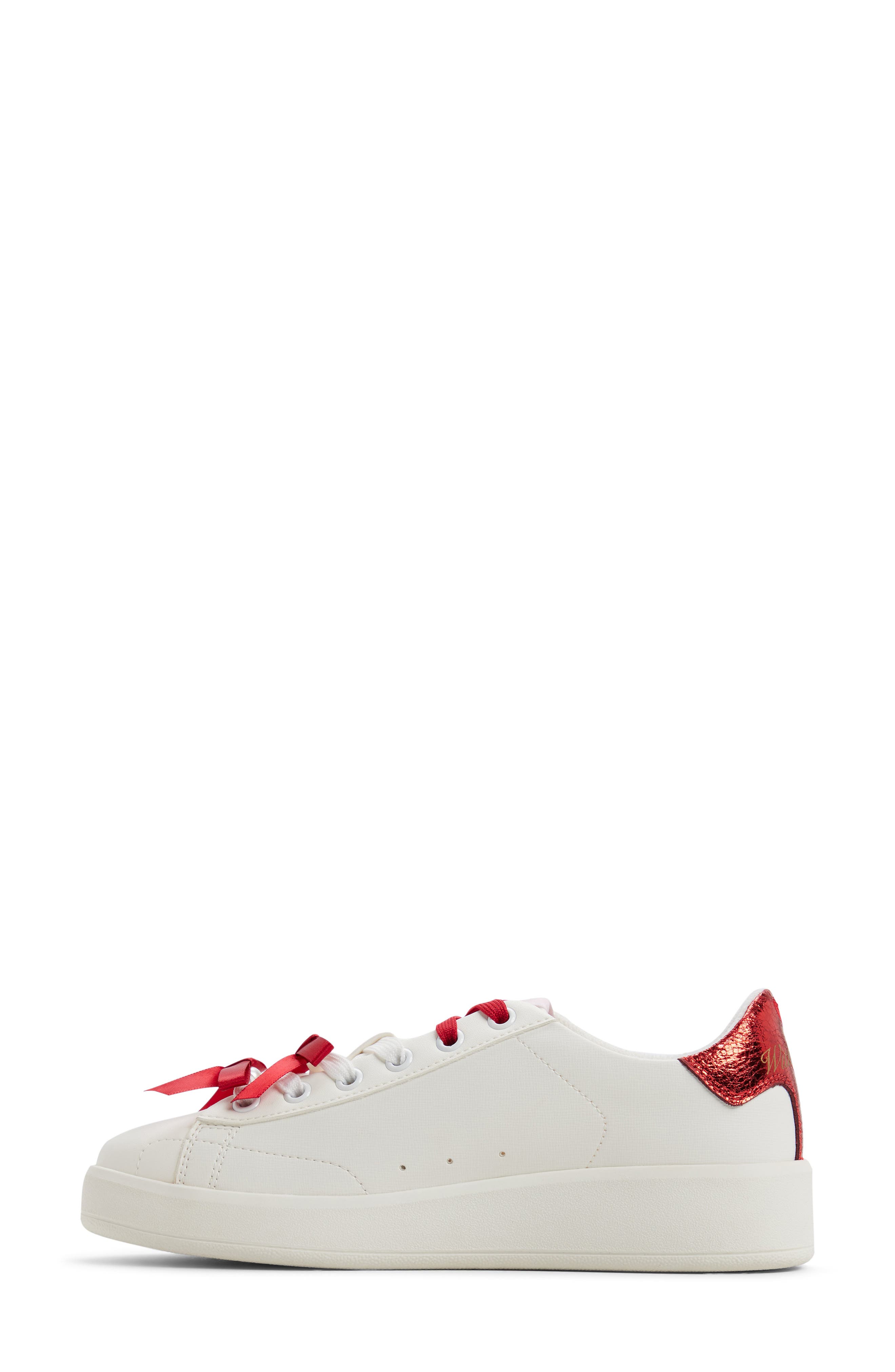 ALDO Love Platform Sneaker, Alternate, color, White