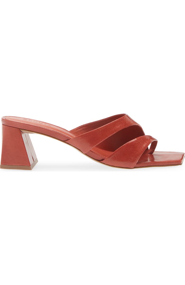 Schutz Madeline Block Heel Sandal, Alternate, color, Caiena Red