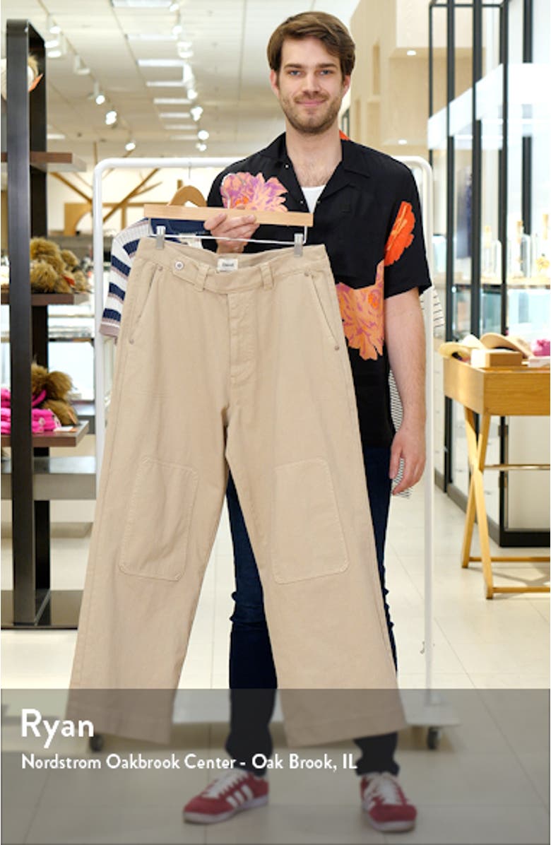 Bubble Twill Wide Leg Pants, sales video thumbnail