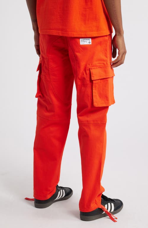 Icecream Runner Cotton Cargo Pants In Red