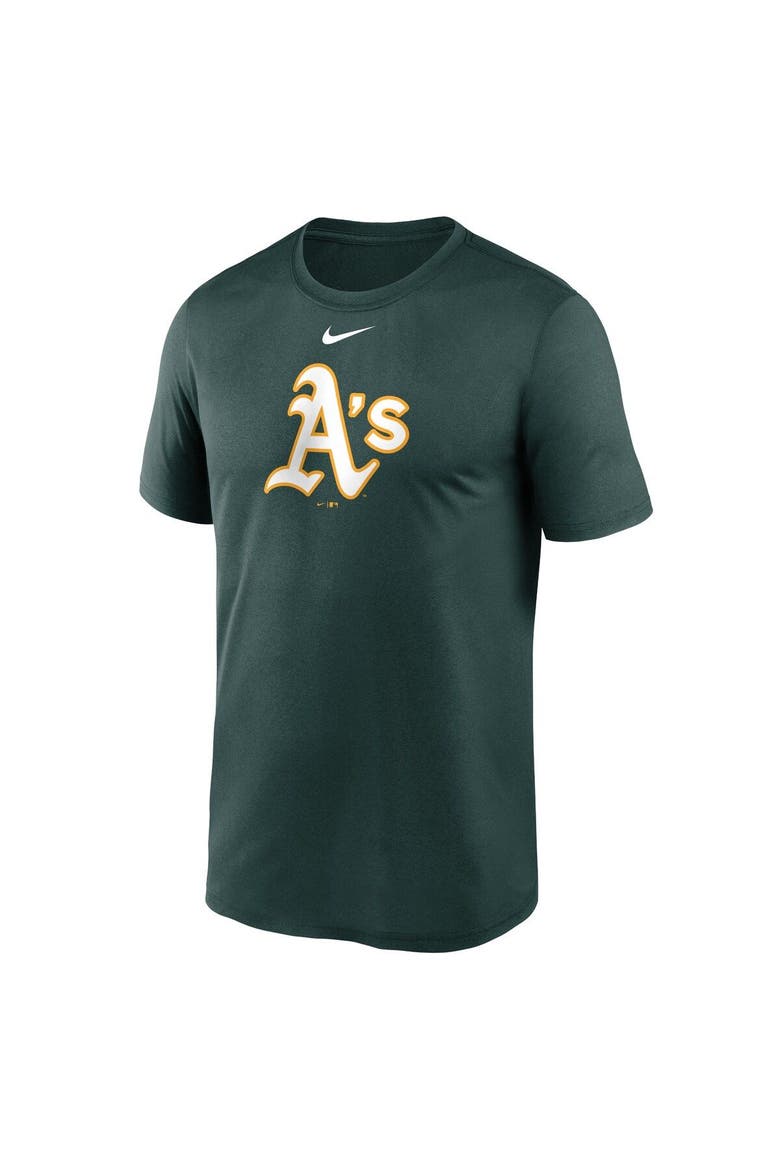 Men's Nike Green Oakland Athletics New Legend Logo T-Shirt, Alternate, color, Green