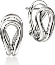 John Hardy Surf Sterling Silver Hoop Earrings