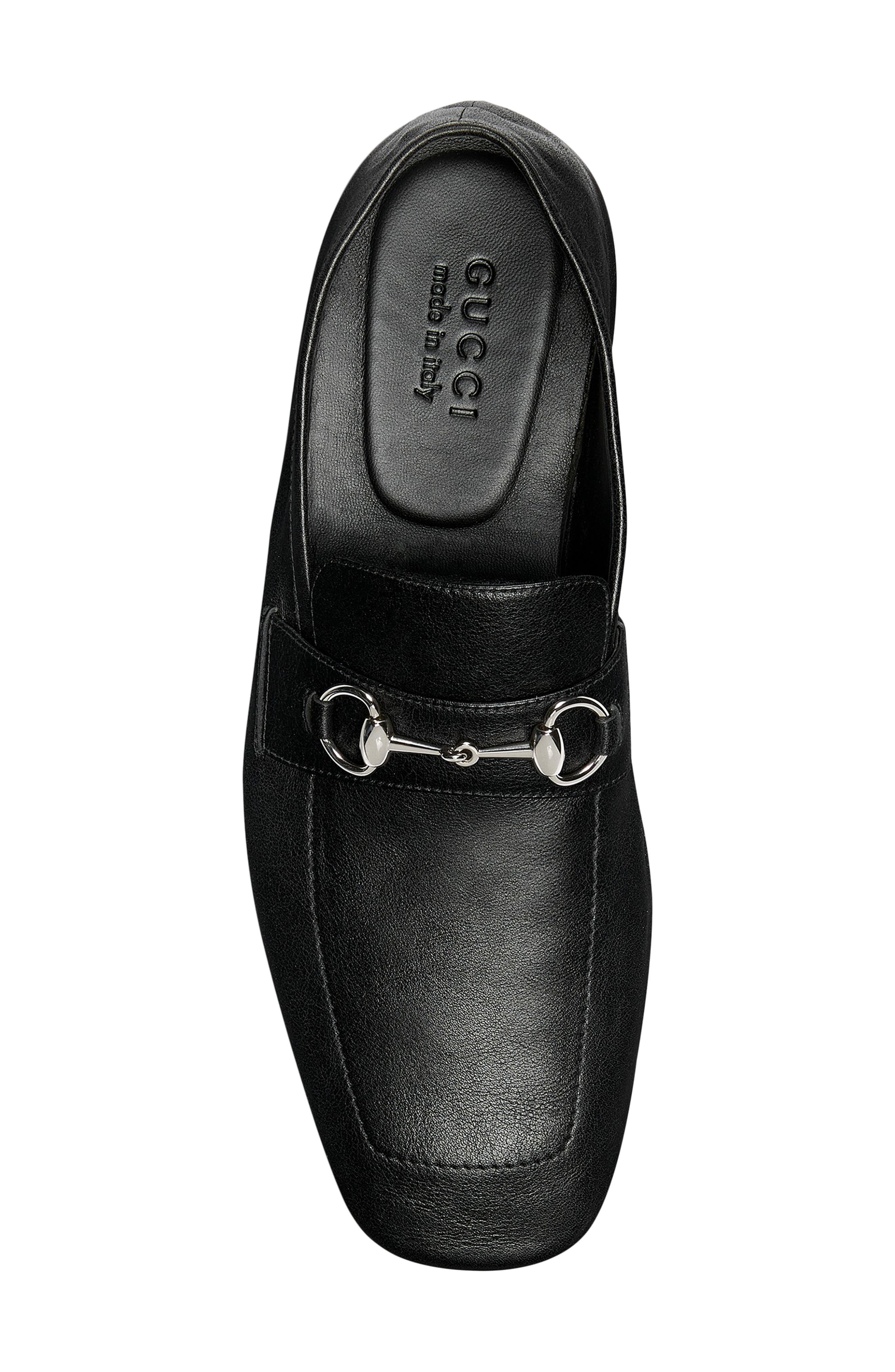 Gucci Edgar Horsebit Convertible Loafer, Alternate, color, Black