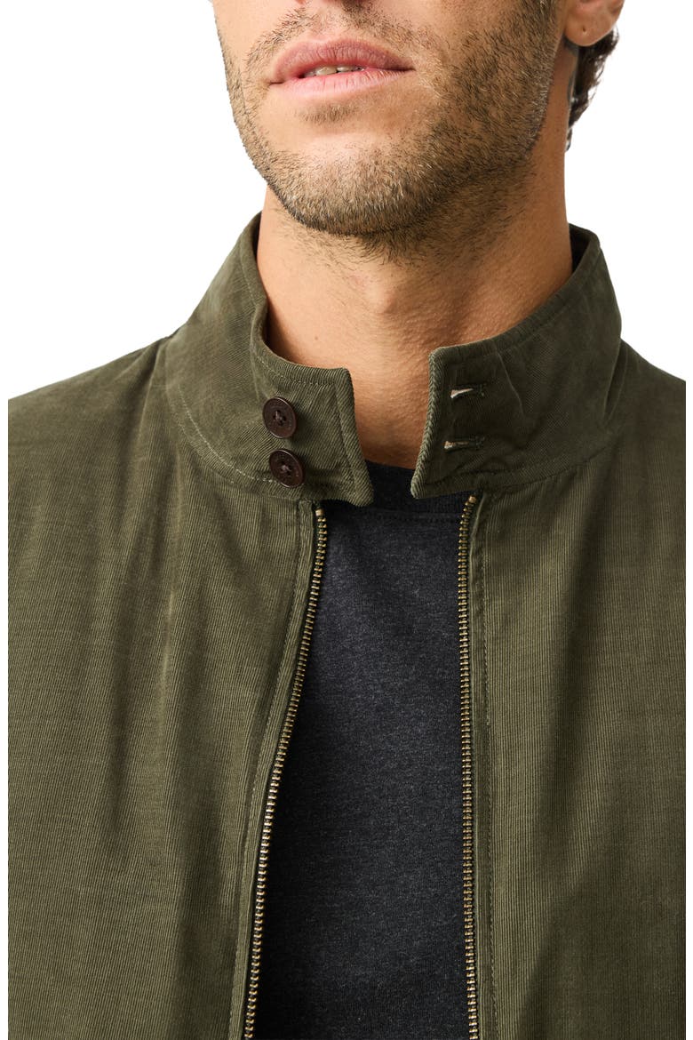 Timber Bay Cotton Corduroy Bomber Jacket, Alternate, color, MOSS