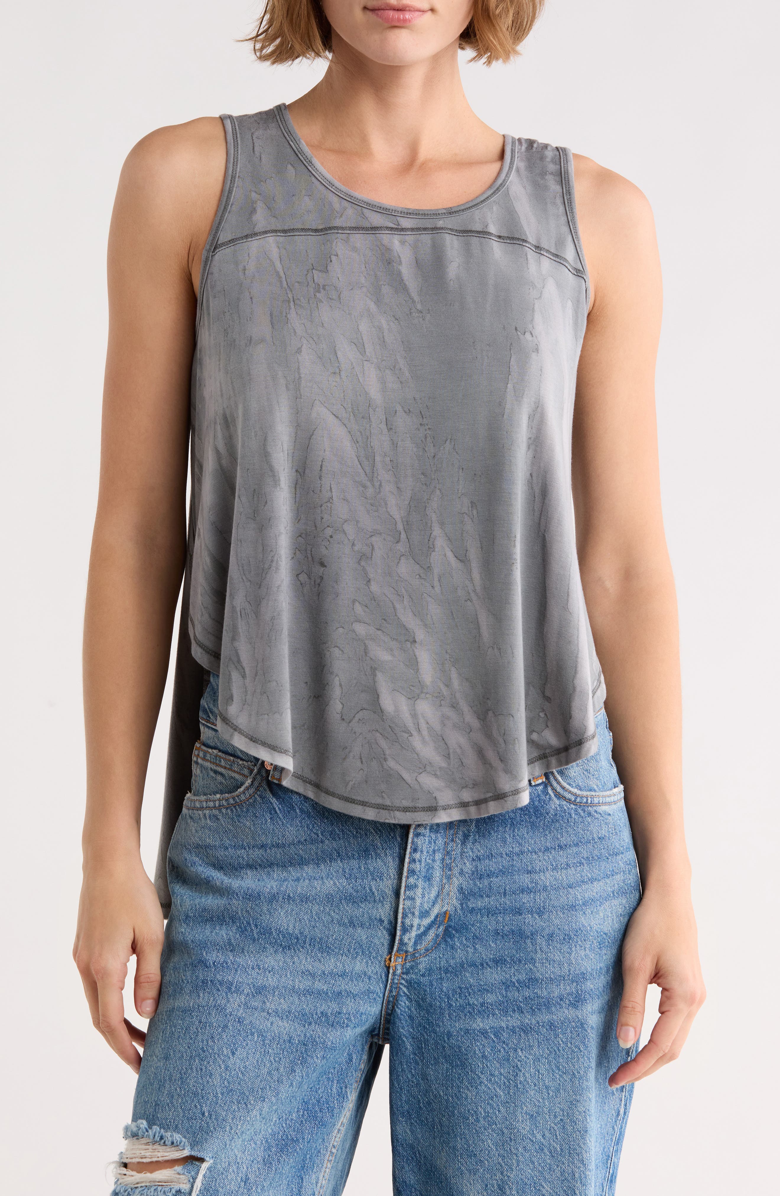GO COUTURE High-Low Tank