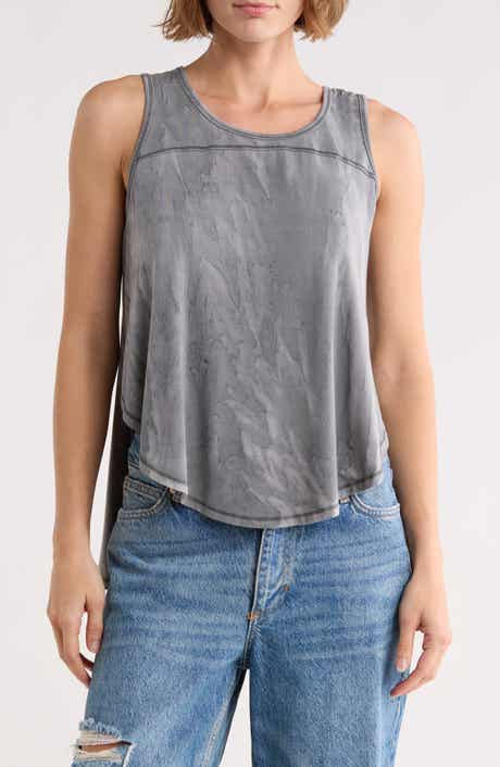 GO COUTURE High-Low Tank
