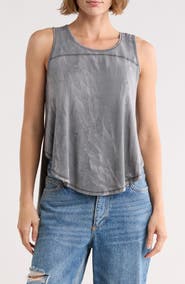 GO COUTURE High-Low Tank