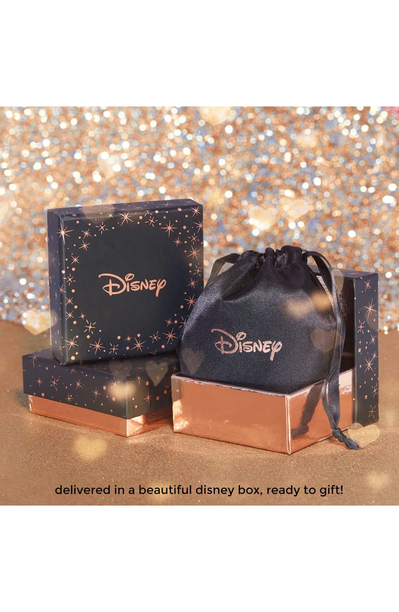 Disney Crystal Necklace and Matching Stud Earrings, Alternate, color, Silver