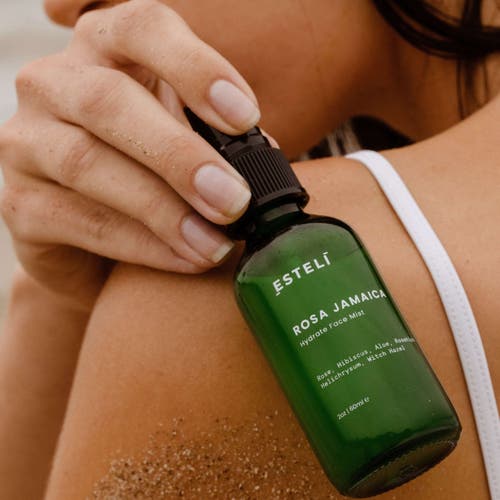 Esteli Botanical Face Mist In Dark Green