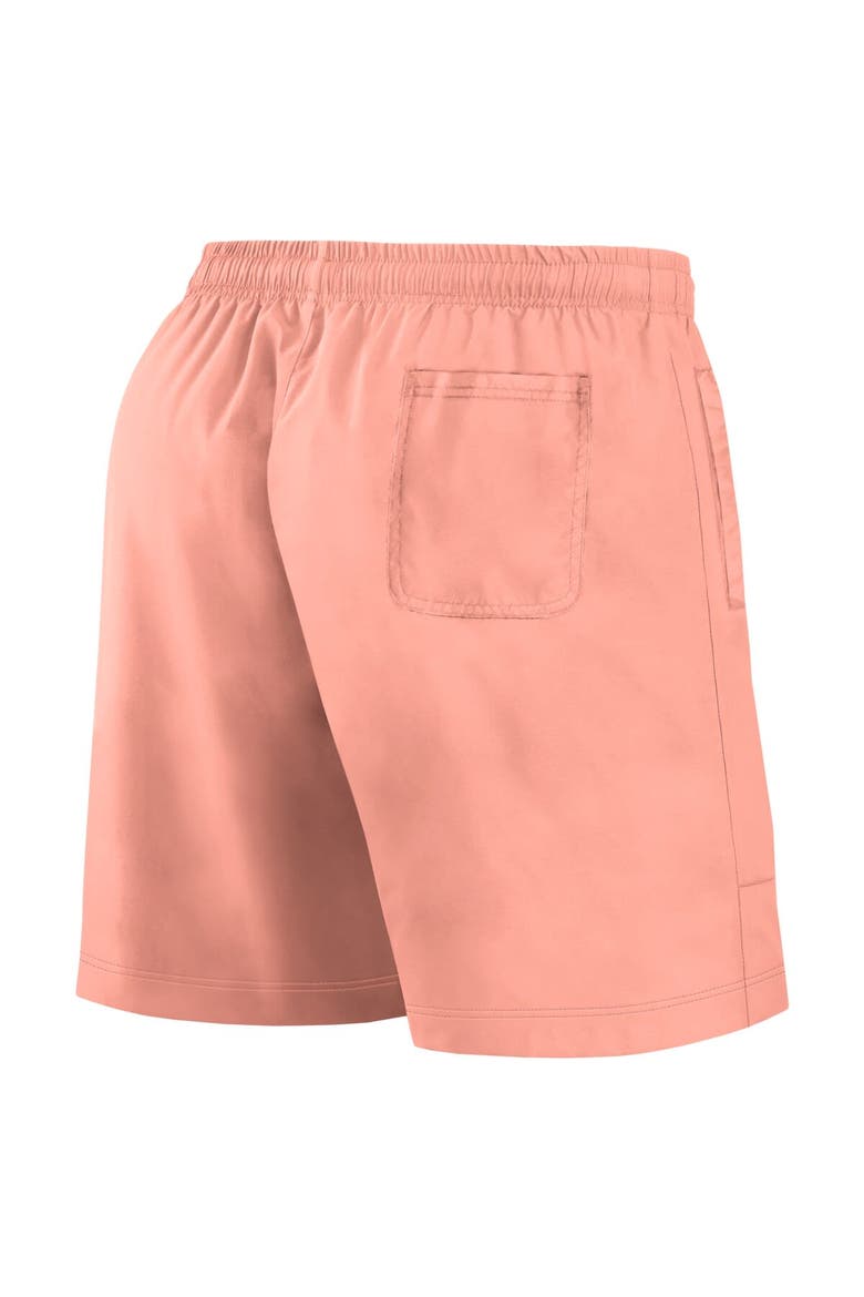 Men's Fanatics Coral Philadelphia Phillies Elements Swim Shorts, Alternate, color, Coral