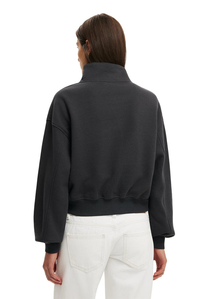 Women's Quarter Zip Sweatshirt, Alternate, color, Shadowstone