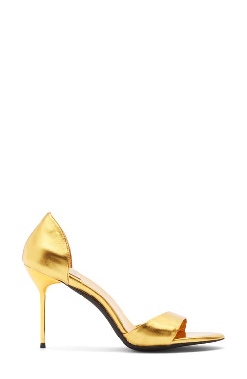 Jeffrey Campbell Cheat Code Stiletto Sandal In Gold