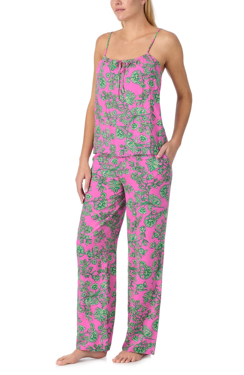 Sanctuary Long Pajamas, Alternate, color, Pink/ Prt