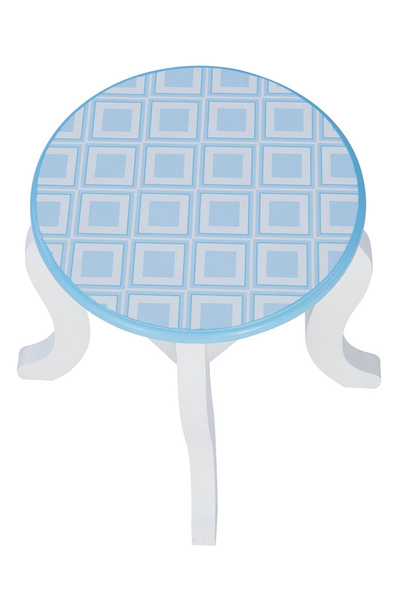 Teamson Kids Fantasy Fields Dreamland Castle Vanity & Chair Set, Alternate, color, White / Ice Blue