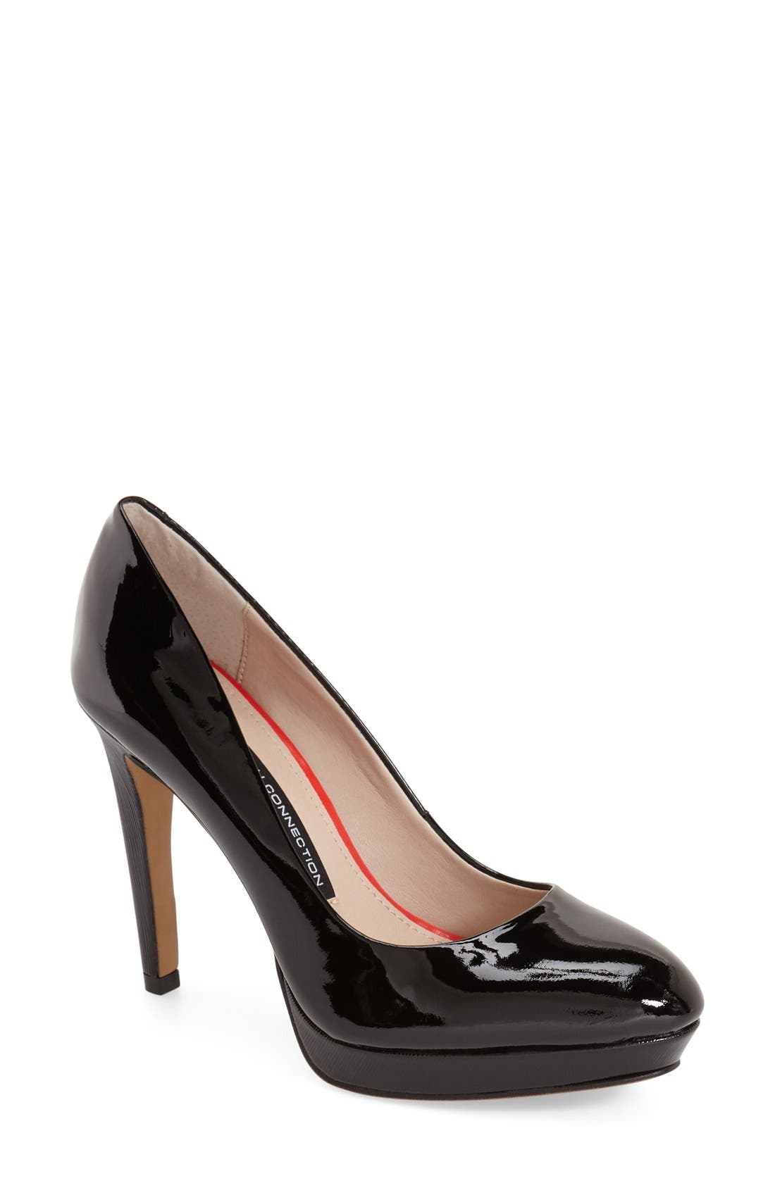 French Connection 'Robbie' Round Toe Platform Pump, Main, color, 