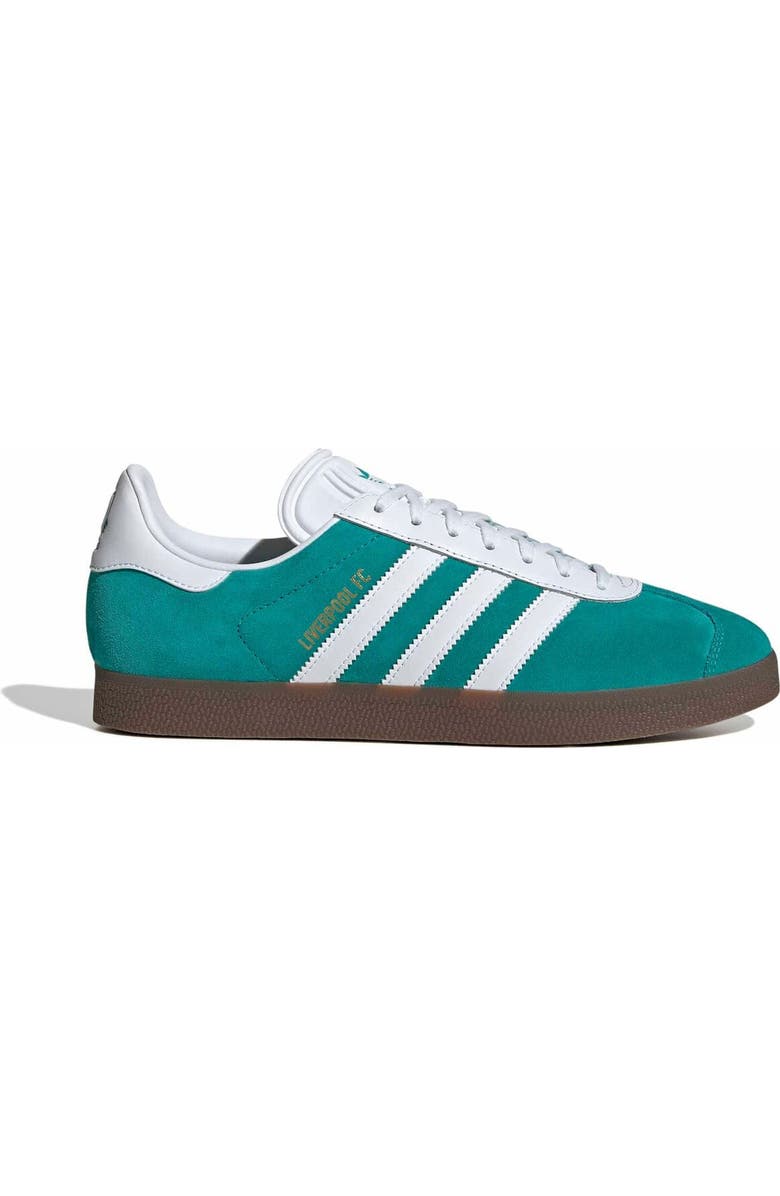 adidas Men's adidas Green Liverpool Terrace Icons Gazelle Shoes, Main, color,